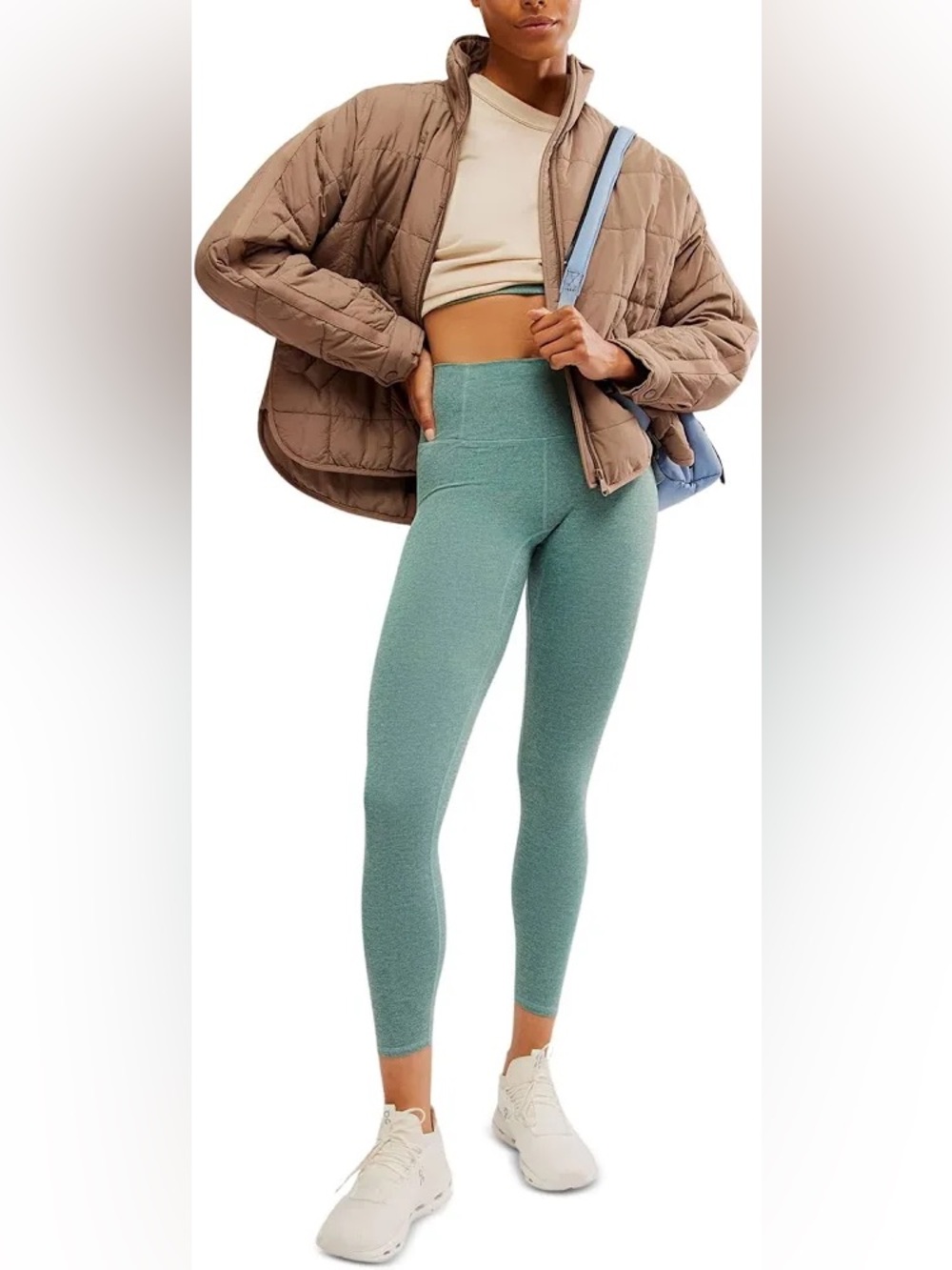 Free People Movement NWT Never Better Leggings Gorpcore Layering Athletic Size L